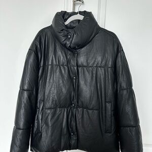 Urban Outfitters Black Puffer Jacket
